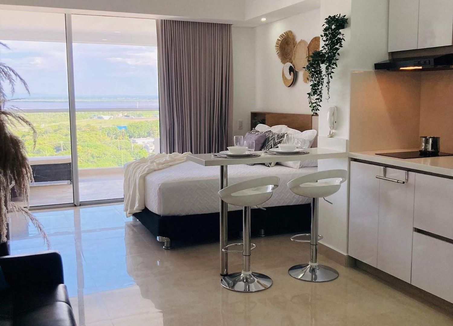Cb1241 | Piso 12 Con Vista Mágica Ciudad Apartamento *