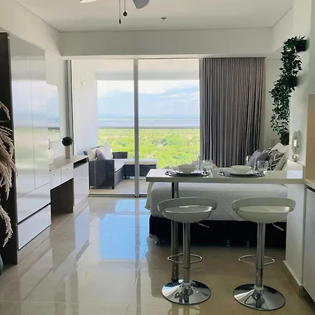 Apartamento Cb1241 | Piso 12 Con Vista Mágica Ciudad Cartagena